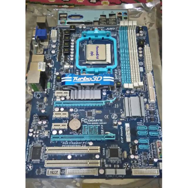 Mobo Am3 Ga-880G-Ud3h+Phenom X4 840