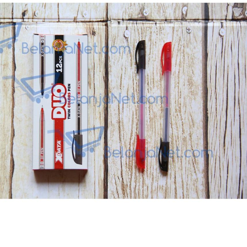 

Datang Kembali⭐ Pen X-Data Duo Dua Warna (Hitam & Merah) [1 LUSIN] ,,
