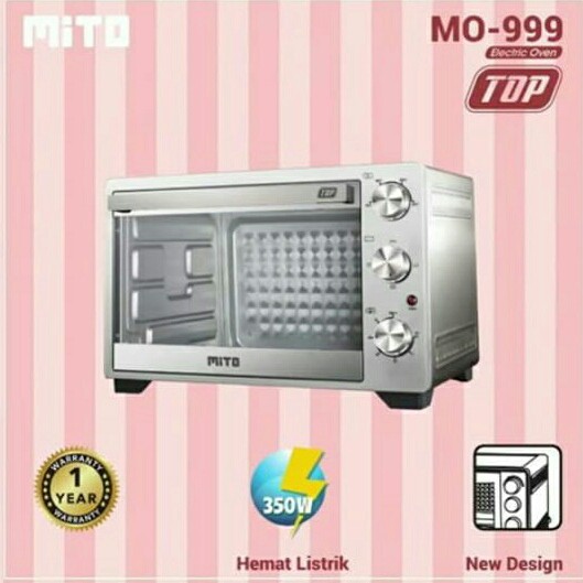 Oven Listrik Mito MO-999 TOP - Electric Oven 28 Liter MO999 WOOD