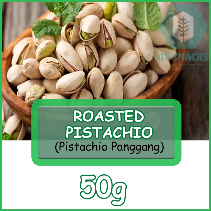 

Kacang Pistachio Fustuk Panggang 50gr