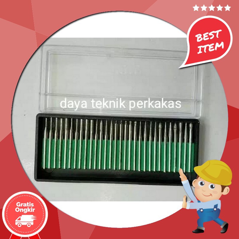 Jual Mata Tuner Diamond 30Pc - Mata Grafir Set - Tuner Batu Diamond Murah Berkualitas