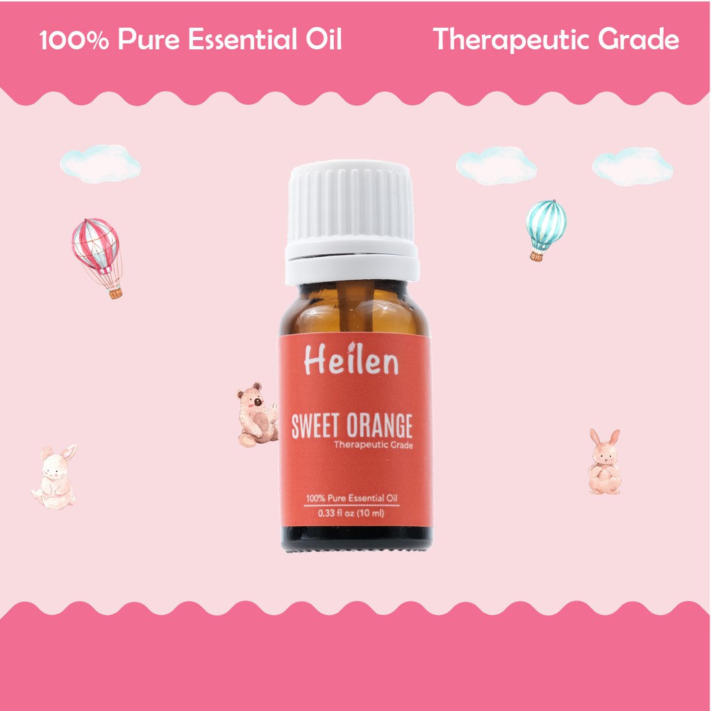 Sweet Orange Heilen Essential Oil Mood Booste Minyak Atsiri Aroma Terapi Diffuser Difuser Humidifier