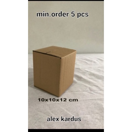 

Kardus / Box / uk. 10x10x12 cm / Karton packing polos baru ST