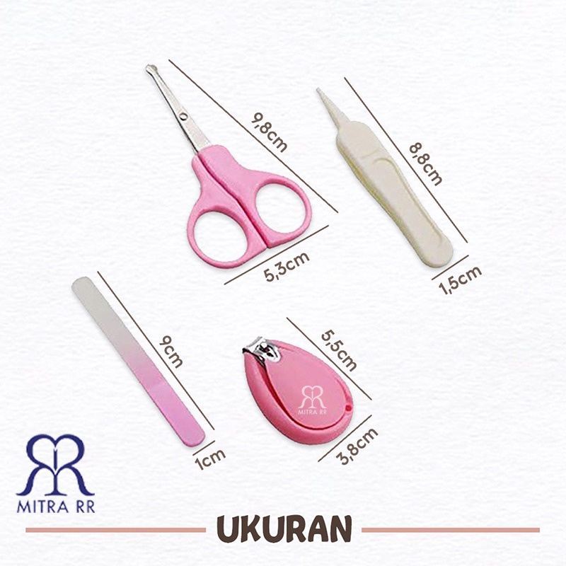 Gunting kuku bayi SET BABY CARE 4 IN 1 - Baby nail clipper set Karakter