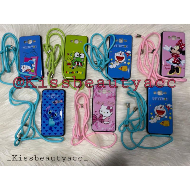 OPPO A53/A33/A5 2020/A9 2020/A15/A15S/A1K/A3S/A83/BONEKA/KARAKTER FUZE CASE + GANTIUNGAN TALI NAGITA