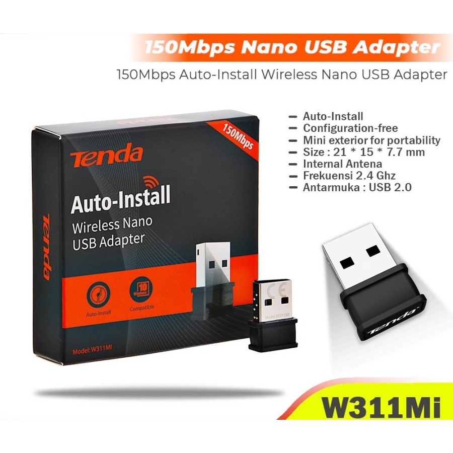 Tenda W311MI 150mbps Nano Wireless Adaptor