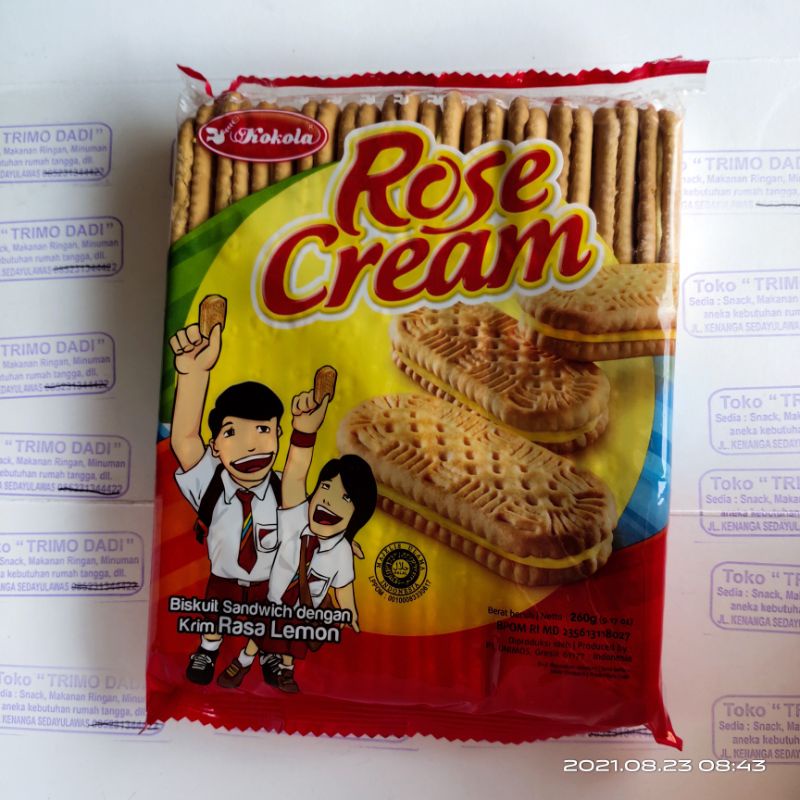 

Wafer rose cream