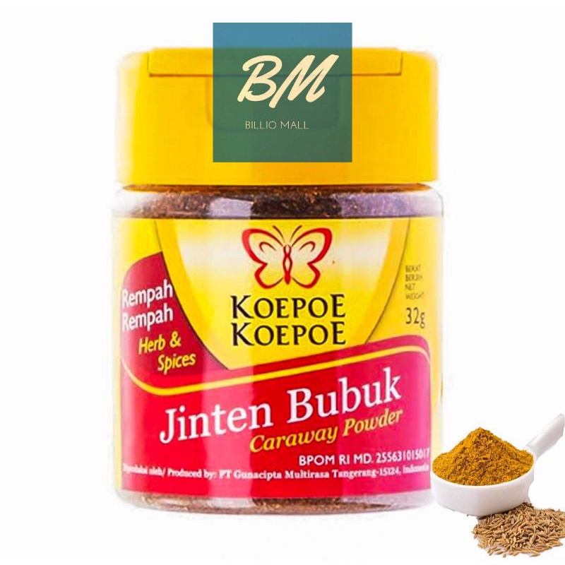 

Koepoe Kupu Jinten Bubuk 32 gr