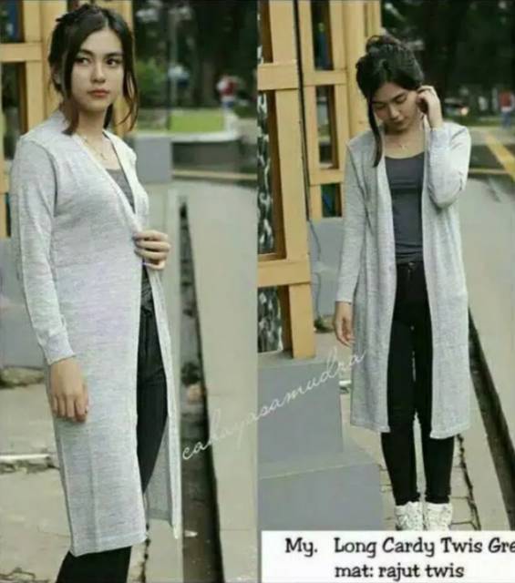 Long Cardy kardigan panjang - kardigan fashion - cardigan rajut