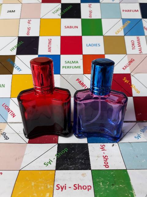 GROSIR Botol Parfum Spray Kaca Warna 20ml - SP 13