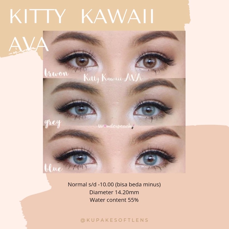 KUPAKESOFTLENS Mini Ava Natural Softlens By Kitty Kawai