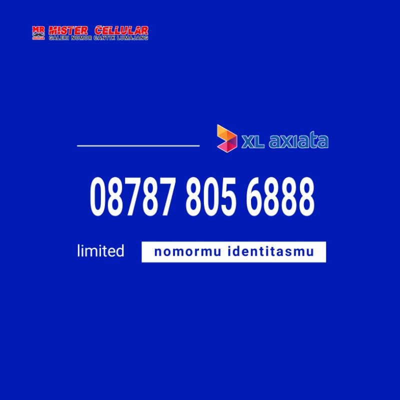 NOMOR CANTIK XL BOSS HOKI 6888  08787 805 6888
