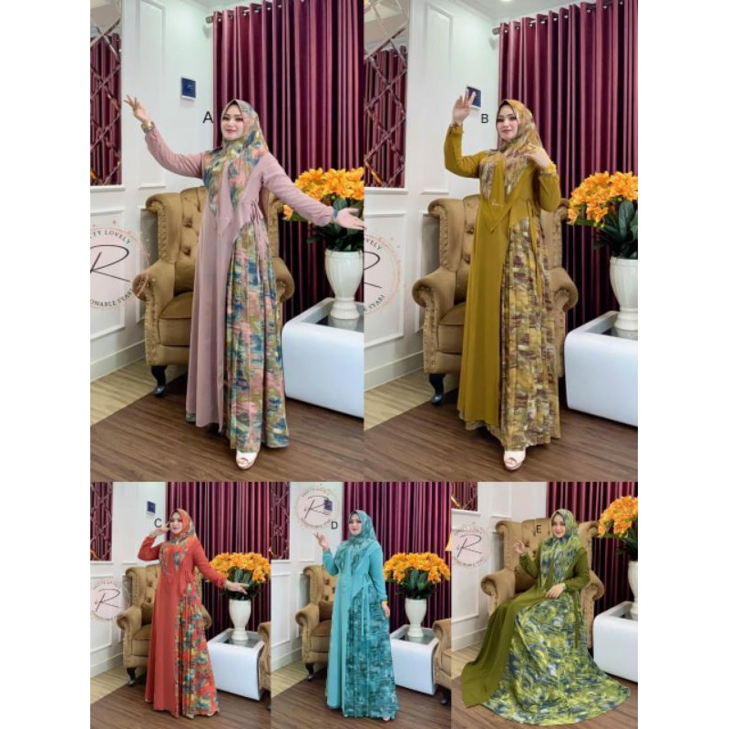 PESONA SYARI VOL 3 BY IRNA GALLERY GAMIS SYARI ORIGINAL PREMIUM SYARI BAJU SYARI TERBARU