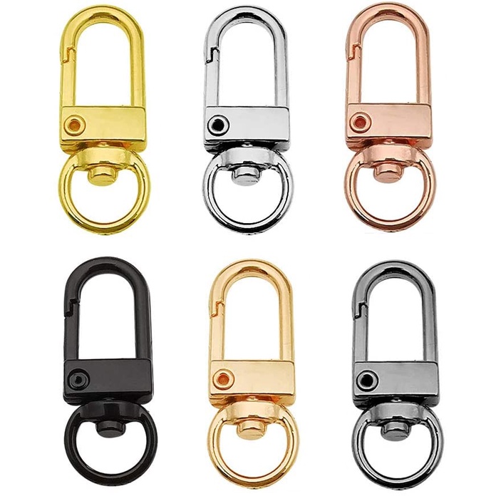 10Pcs DIY Zinc Alloy Key Chains Hook Buckle For Clothing and Luggage Chain