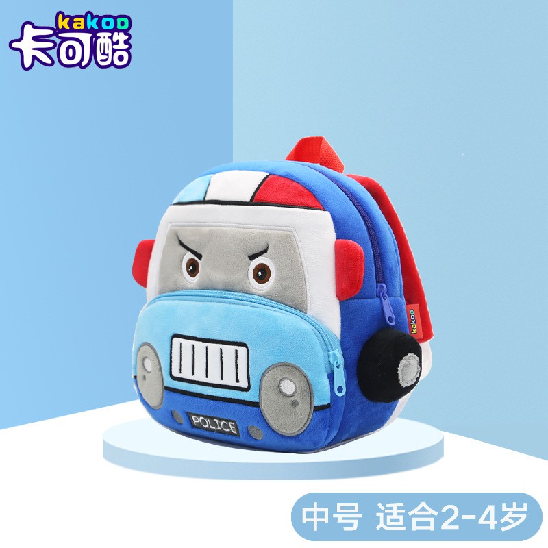 Little Bag Backpack Tas Anak Sekolah Police Car Bus Tayo Cute