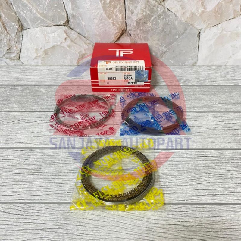 RING PISTON RING SEHER TP SUZUKI FUTURA 1.3 CARBU