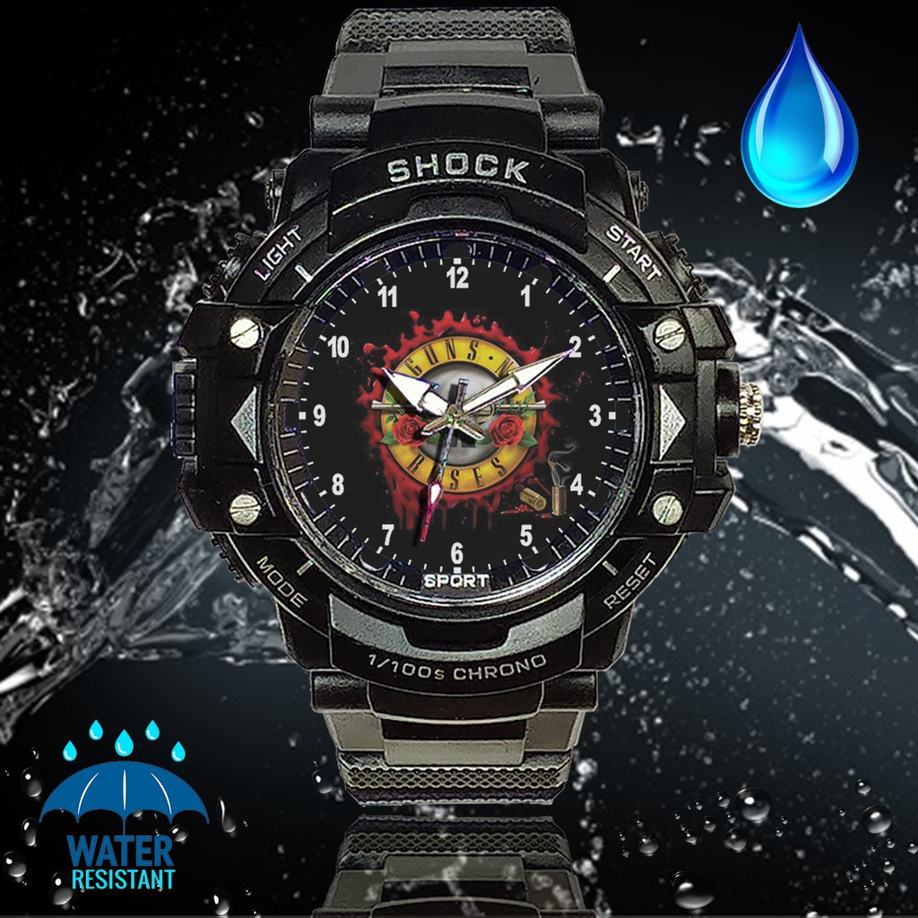 (JOS GANDOS BOS) Jam Tangan  GUNS N' ROSES - 8 (Exclusive)