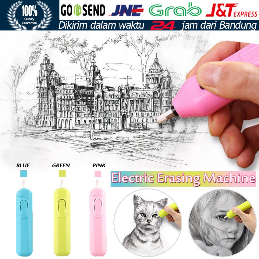 

[jkhu] Battery Operated eraser electric Eraser Automatic Eraser School supplies stationery child