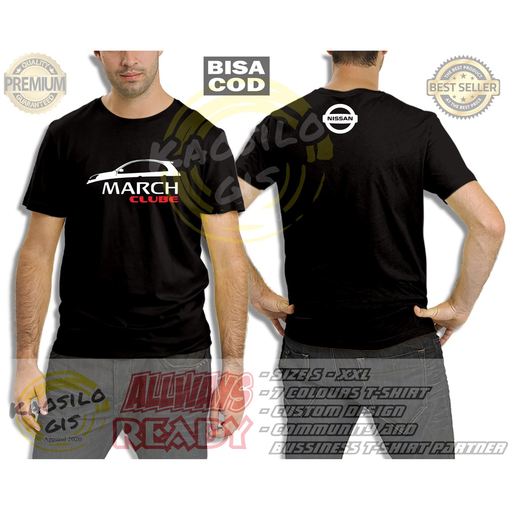 Kaos Nissan March Clube Otomotif - Kaosilogis