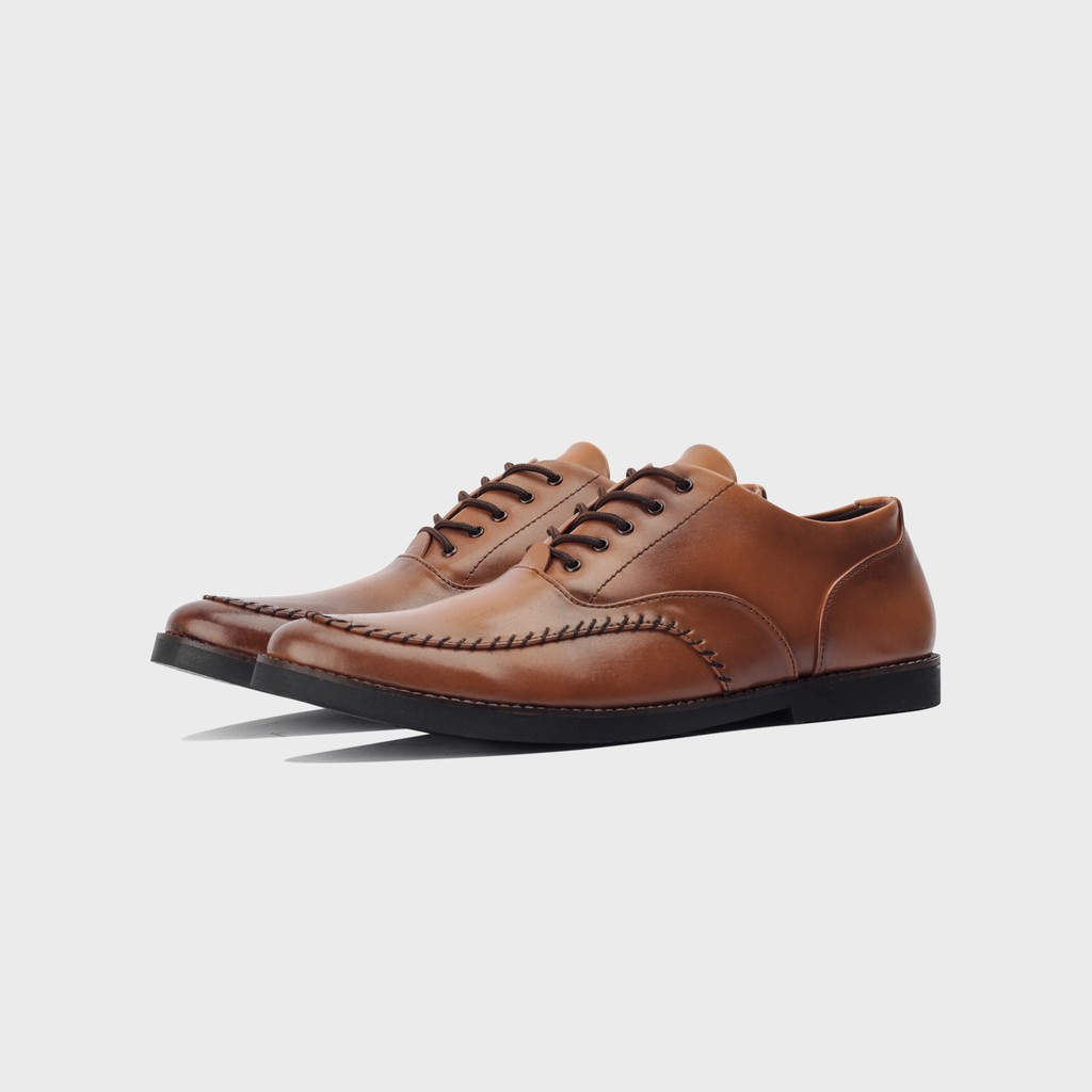 Bolton Brown - Sepatu Formal Pria Pantofel Pantopel Pantofel Kasual Kulit Tali Kerja Kuliah Kantor