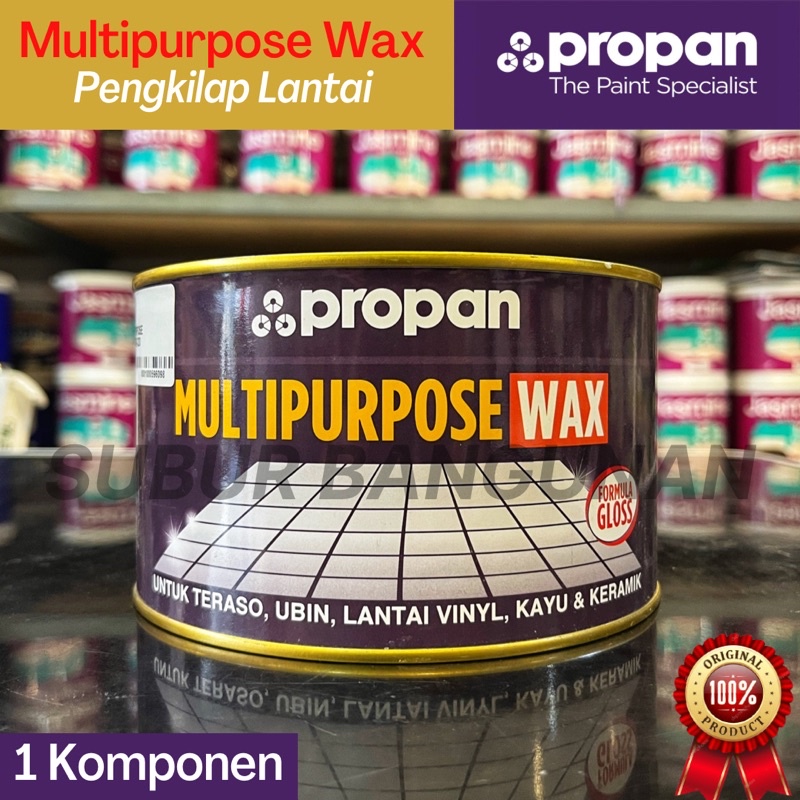 Pengkilap Lantai Tegel Keramik Marmer Vinyl Propan Multipurpose Wax 1 Kg