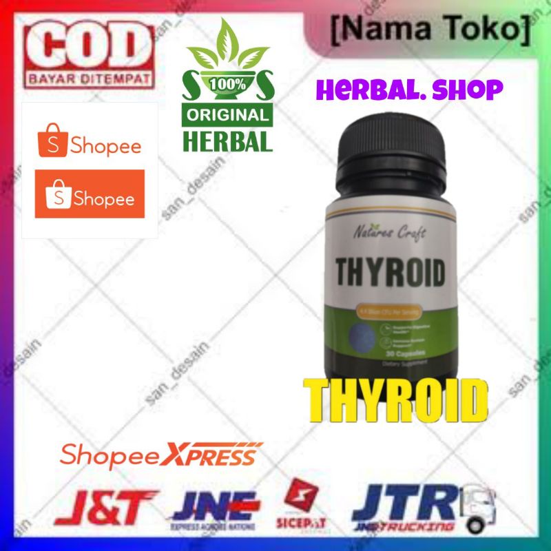 {BISA COD}Thyroid Nature Craft asli obat penyakit parasit Detox Terbaik