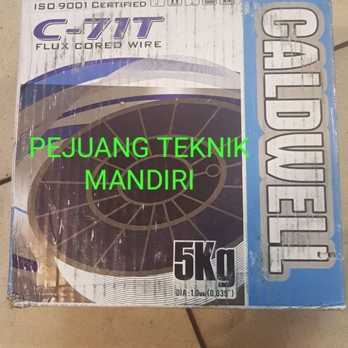 MIG WIRE FLUX CORE E71T 1MM KAWAT LAS CO FLUX CORE 1 MM TANPA GAS