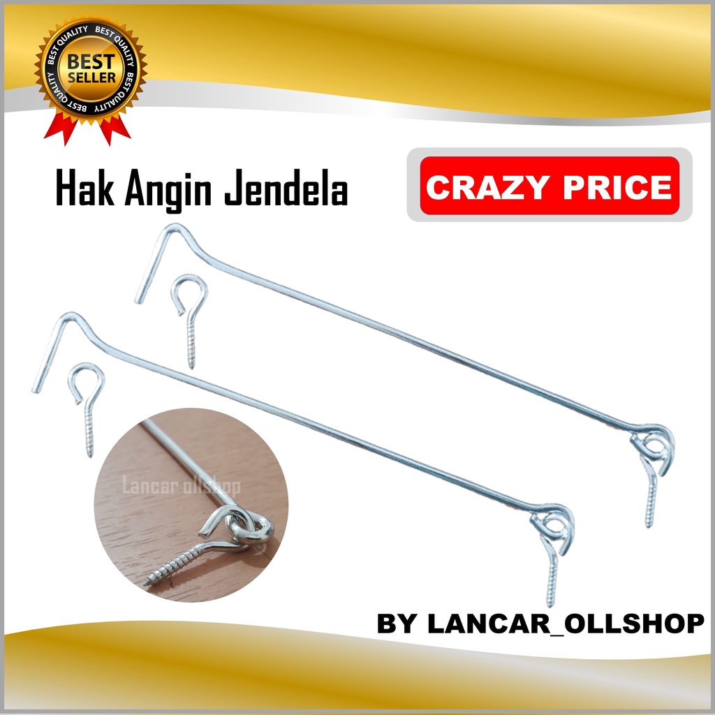 Hak Angin Cantolan Slot Penahan Jendela 6 Inch 8 Inch Harga Perbiji Murah