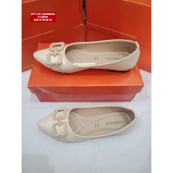 SEPATU WANITA / FLAT SHOES CONNEXION BRANDED MATAHARI MURAH FLTSHSCNNX2276