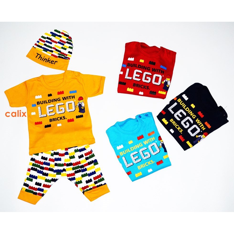 Setelan Baby 1-2thn Lego Baju Anak Murah Baju Tidur Anak All size