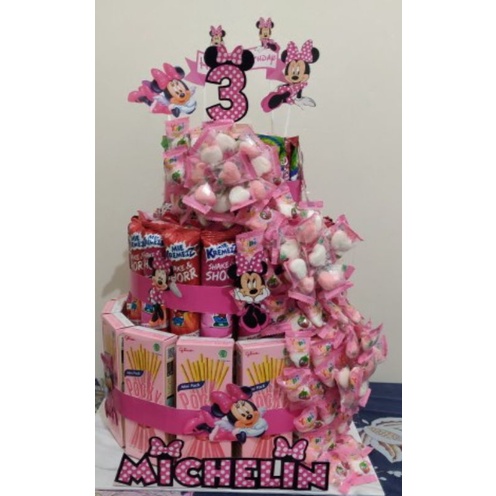 snack tower/snack ulang tahun/kue ulang tahun snack