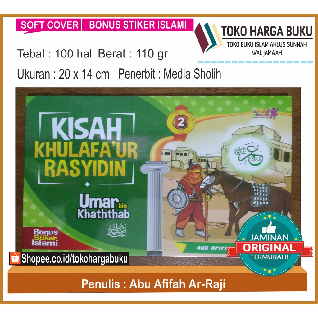 Kisah Khulafaur Rasyidin Umar bin Khaththab - Penerbit Media Shalih