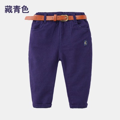 Celana panjang anak-anak code : kz-9329 dengan belt warna dark blue