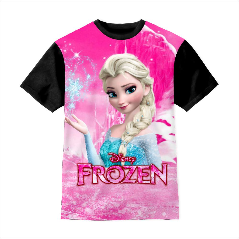 Baju Kaos Anak Perempuan Frozen Anna - Baju Kaos Anak Perempuan Premium - Densstore80