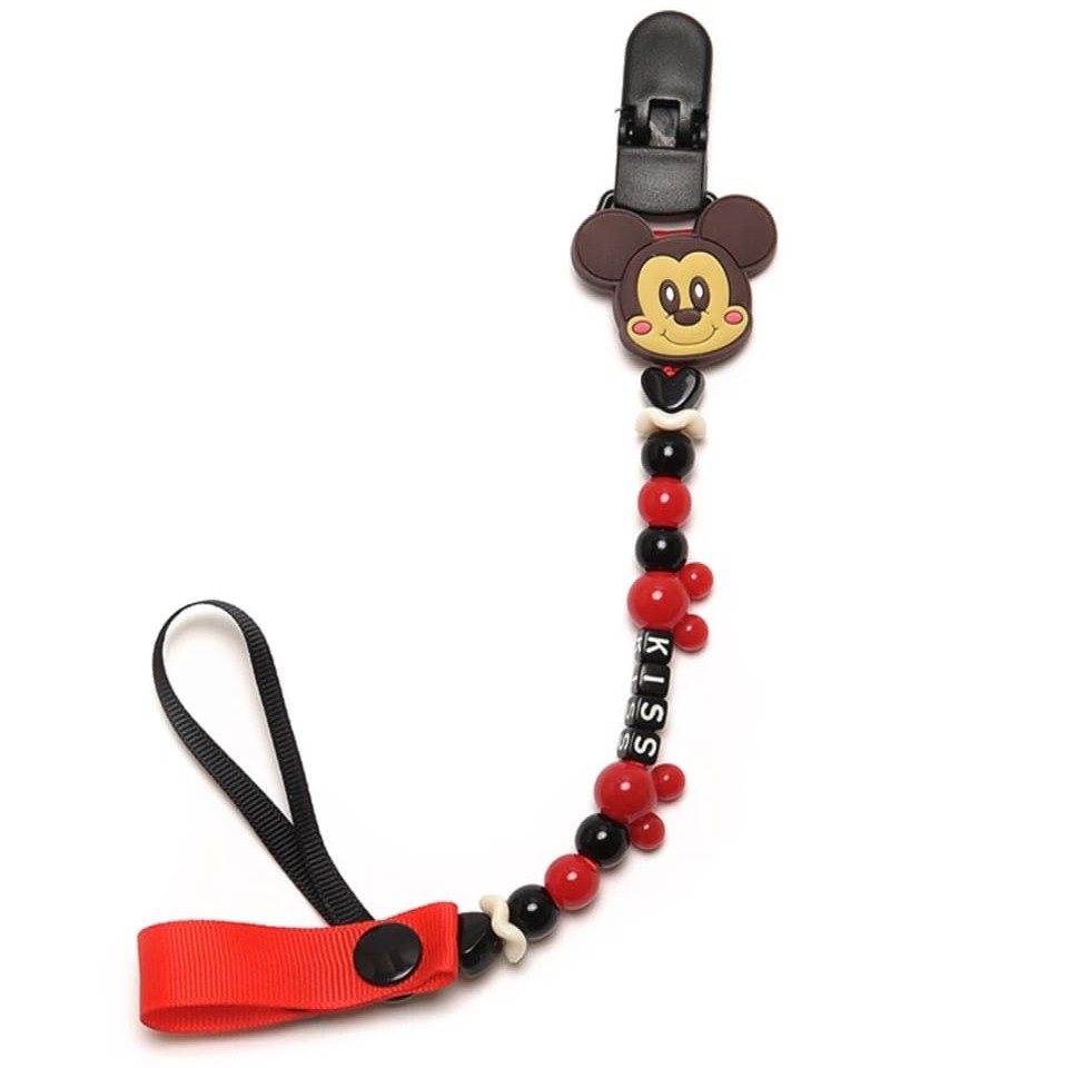 gantungan empeng gantungan dot pacifier holder karakter