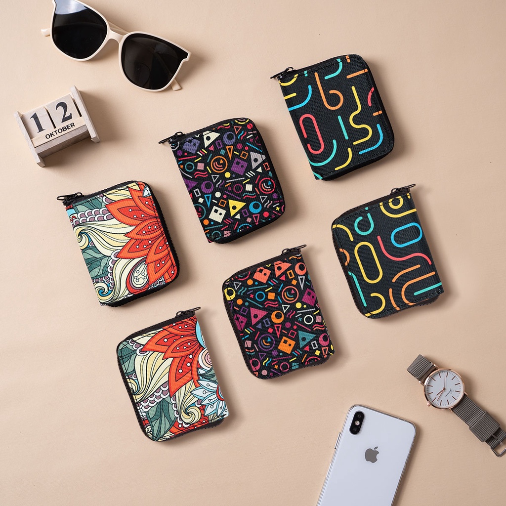 Dompet Kartu / Dompet Kartu Motif Sublim / Cardholder Slot Banyak