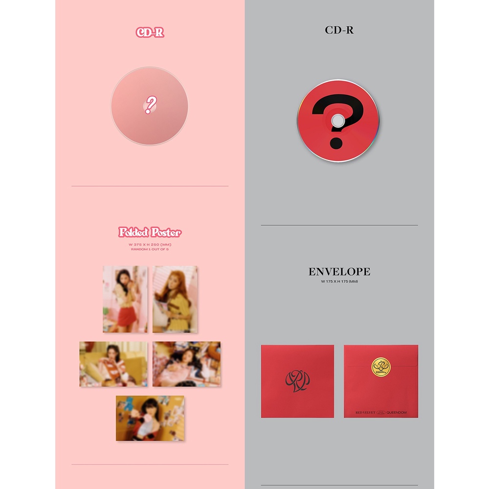 Red Velvet - 6th Mini Album QUEENDOM Case / Photobook Ver