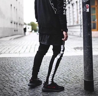  Celana  trackpants hitam ripped jeans  Shopee Indonesia