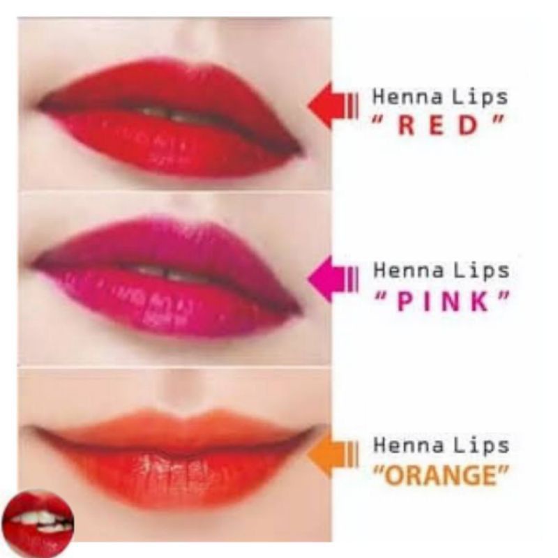 HENA BIBIR / HENA LIP HALAL / FREE LIP BRUSH