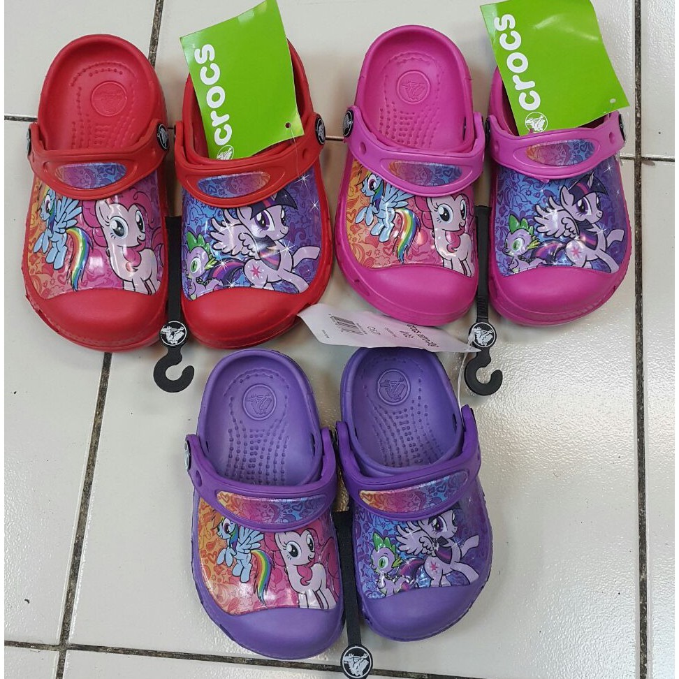 JUAL Sepatu Sandal Crocs My Little Pony untuk Anak Cewe / Perempuan LIMITED