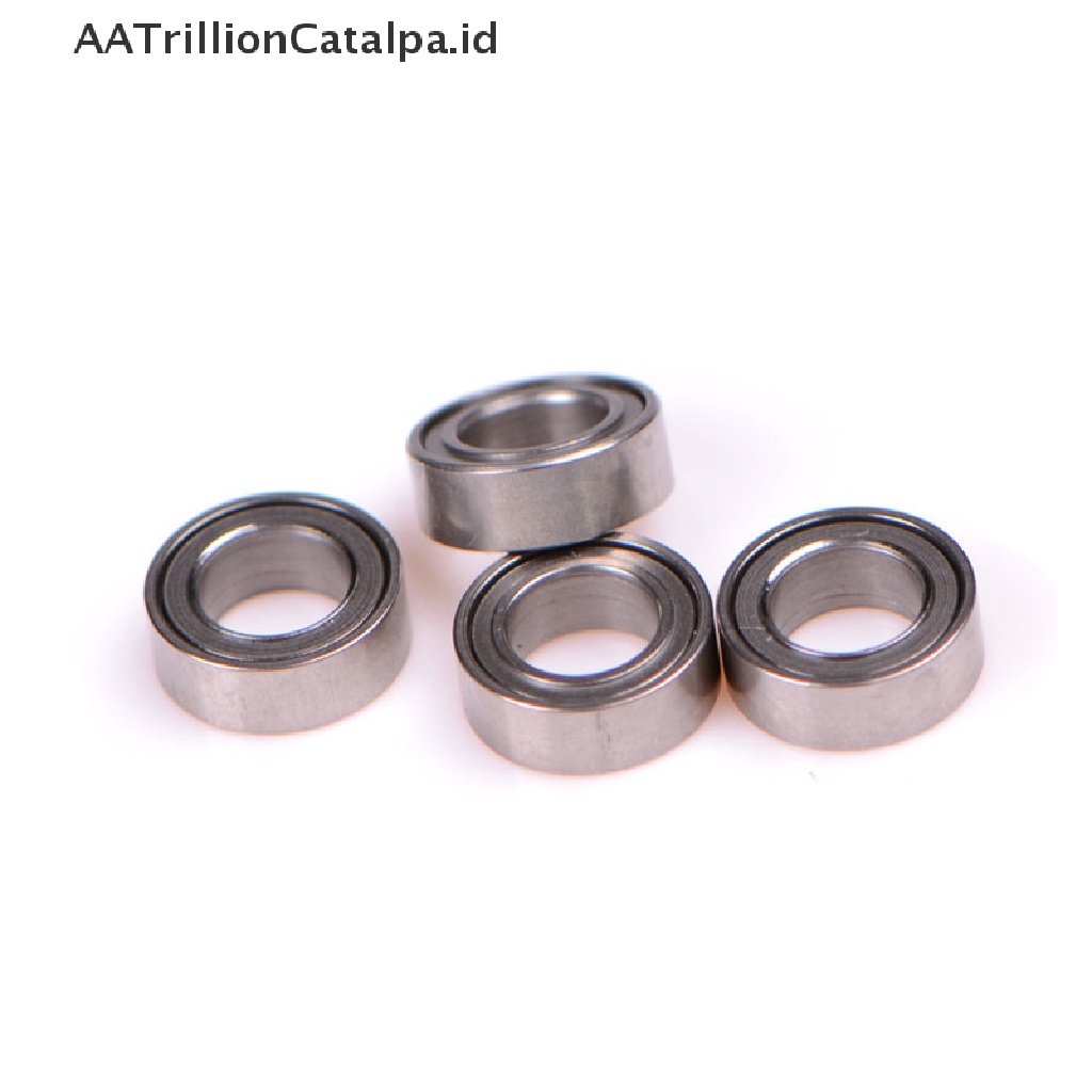 Aatrillioncatalpa 4pcs ball bearing MR74ZZ 4x7 X 2.5 4x7 X 2.5mm Bahan metal MR74Z