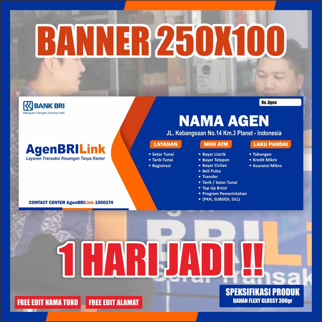 Jual BANNER/SPANDUK BRILINK TERMURAH | Shopee Indonesia