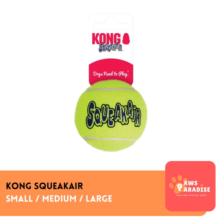 KONG - SqueakAir Balls / Bola Mainan Anjing Kuat