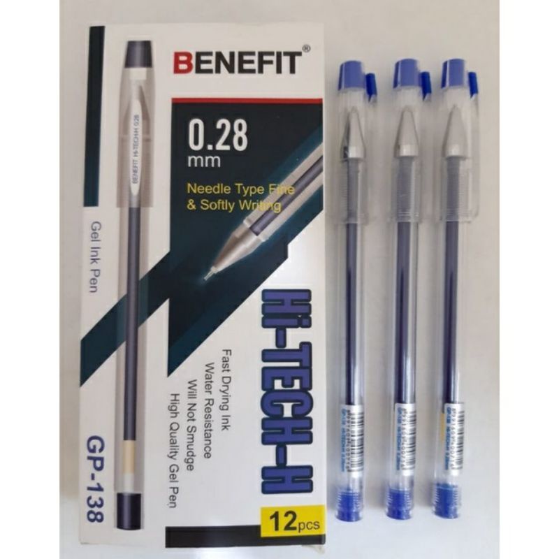

PULPEN HITEC-H 0.28mm |BENEFIT per pack(12pcs)murah