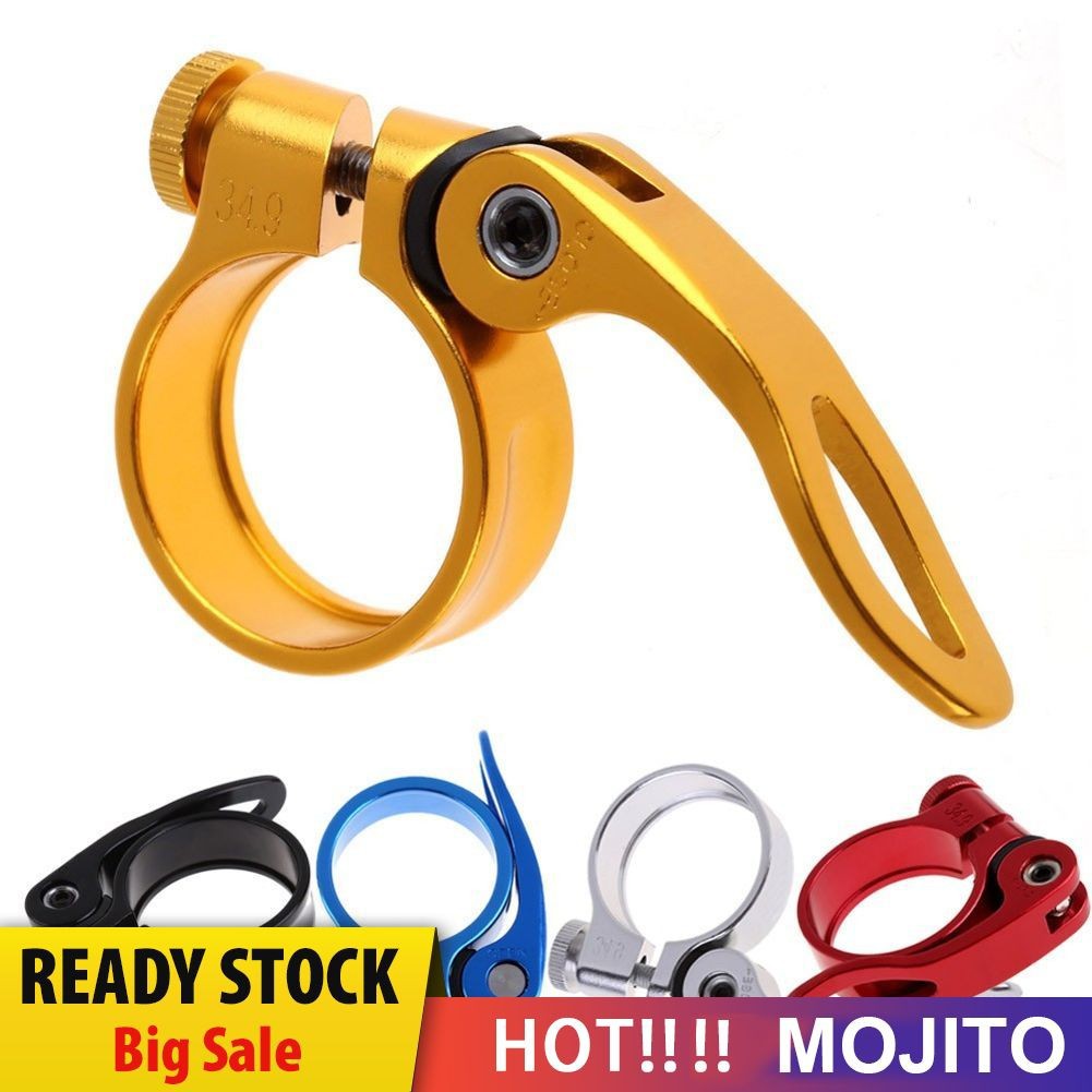 MOJITO 34.9mm MTB Bike Cycling Saddle Seat Post Clamp Quick Release QR Style New