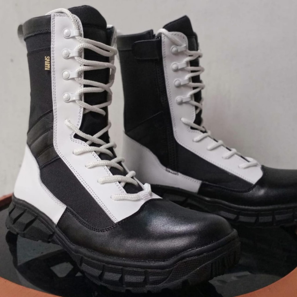 SEPATU PDL JATAH PROVOS POLRI TNI MERK SPARTA KULIT SAPI ASLI SEPATU PDL DINAS LAPANGAN TNI POLRI