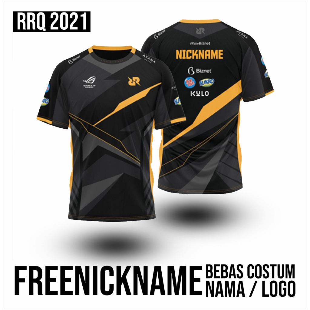 JERSEY RRQ 2021 FREE NICKNAME