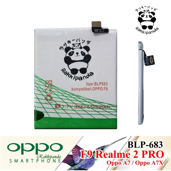 Baterai batere battery Oppo F9 Realme 2 Pro 6.3 Inches BLP683 Double IC Protection