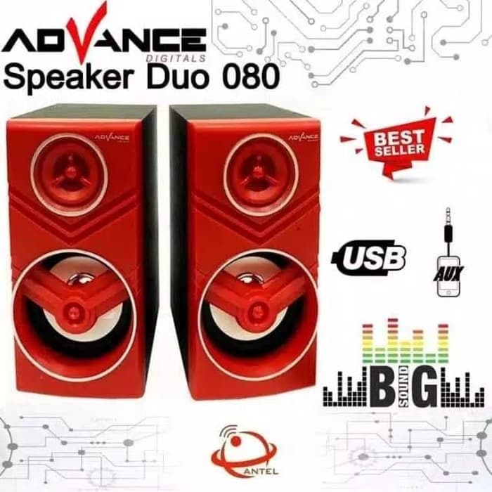 [DEASHOP] SPEAKER DUO 80 - MULTIMEDIA SPEAKER PC NOTEBOOK LAPTOP - EXTRA POWER SOUND DUO 080 | Garansi Resmi