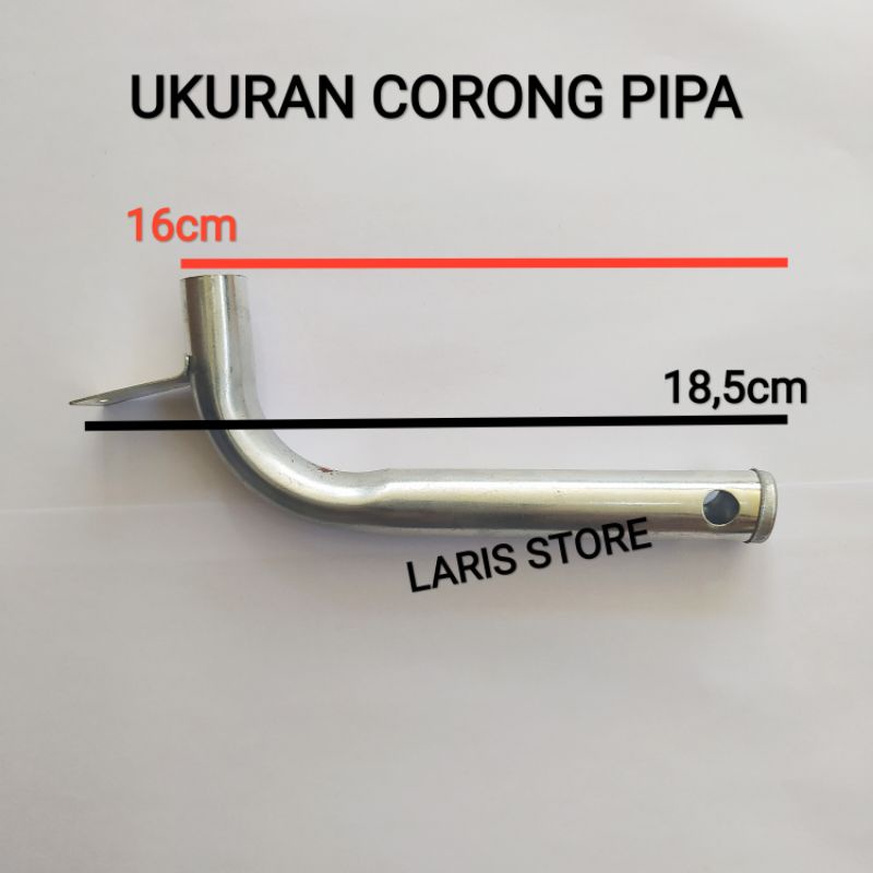 Corong Pipa L + Burner Matahari 1set Kompor Gas Subsidi / RRT Universal